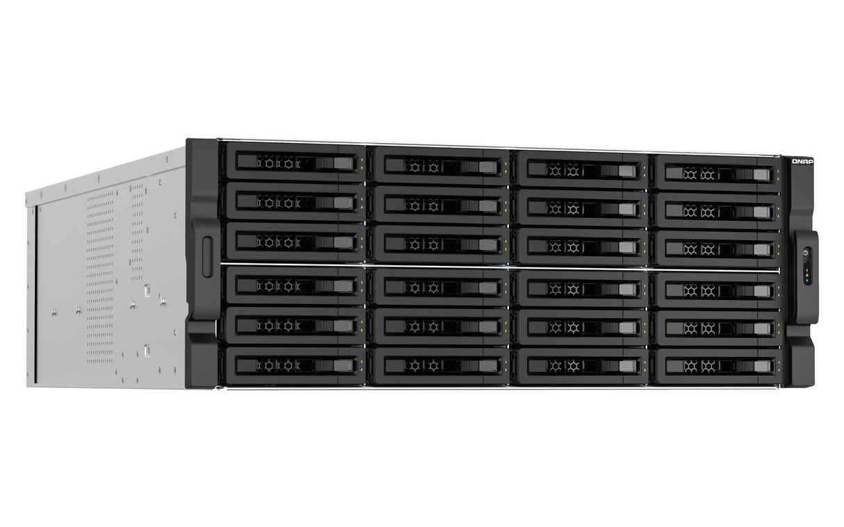 QNAP TS-H3087XU-RP NAS Rack (4U) Intel Xeon E E-2378 64 GB DDR4 QuTS hero Black, White