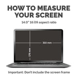 Fellowes PrivaScreen 35.6 cm (14") Laptop Frameless display privacy filter