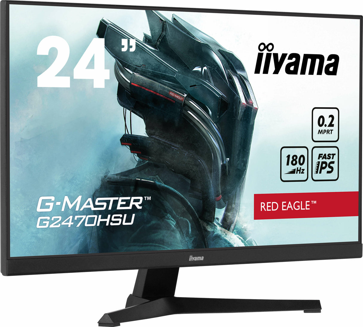 iiyama G-MASTER G2470HSU-B6 computer monitor 60.5 cm (23.8") 1920 x 1080 pixels Full HD LCD Black