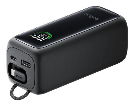 Belkin Power Bank 22K with Retractable Cable