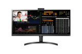 LG 34CN650N-6N Intel® Celeron® J4105 81.3 cm (32") 2560 x 1080 pixels All-in-One thin client 4 GB DDR4-SDRAM 16 GB eMMC Wi-Fi 5 (802.11ac) Black