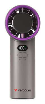 Verbatim Cool’n’Go IceTouch Handheld Fan Grey/Purple