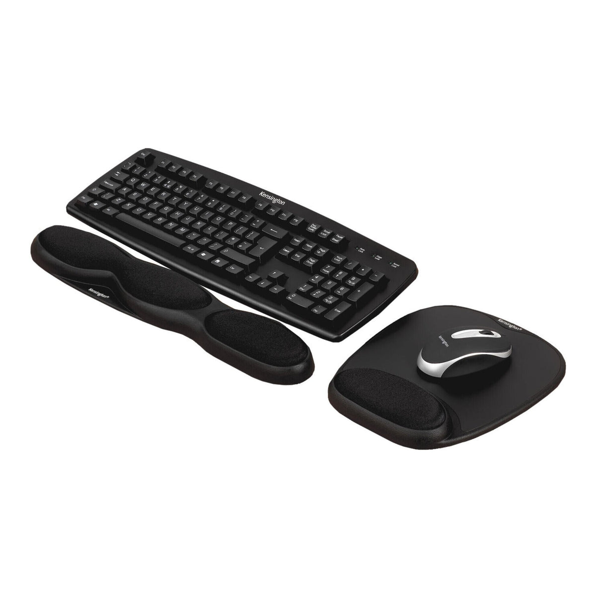 Kensington Comfort Gel Keyboard Wrist Rest — Black