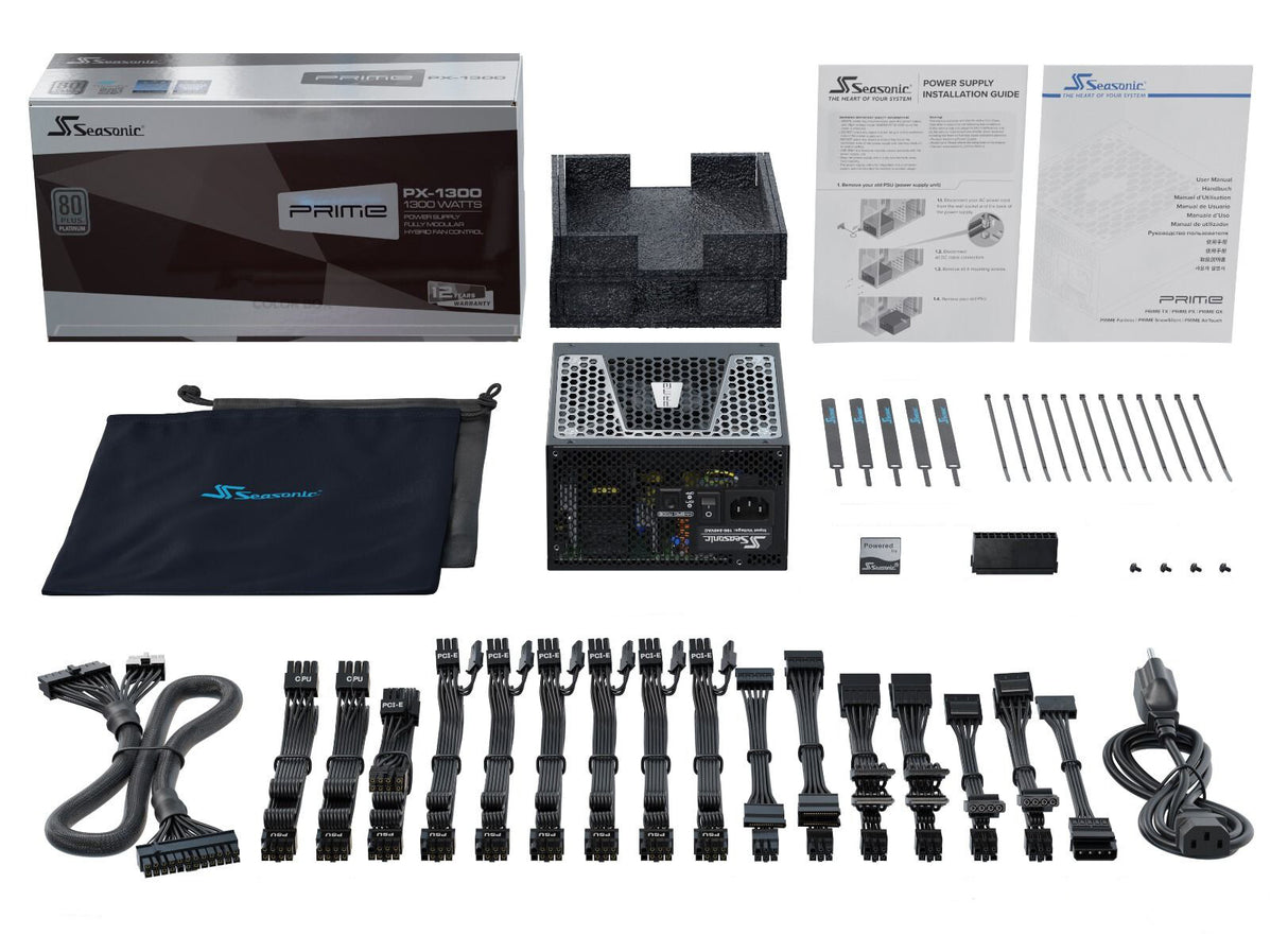 Seasonic Prime -TX-1300 power supply unit 1300 W 20+4 pin ATX ATX Black
