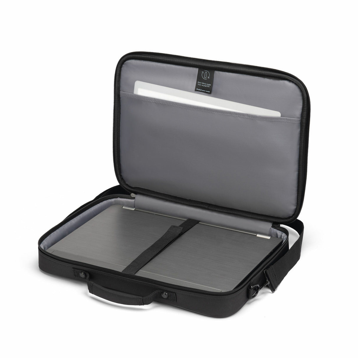 DICOTA D32087-RPET laptop case 35.8 cm (14.1") Sleeve case Black