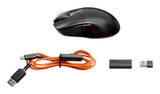 be quiet! Dark Perk | Ergo mouse Gaming Right-hand RF Wireless + USB Type-C Optical 32000 DPI