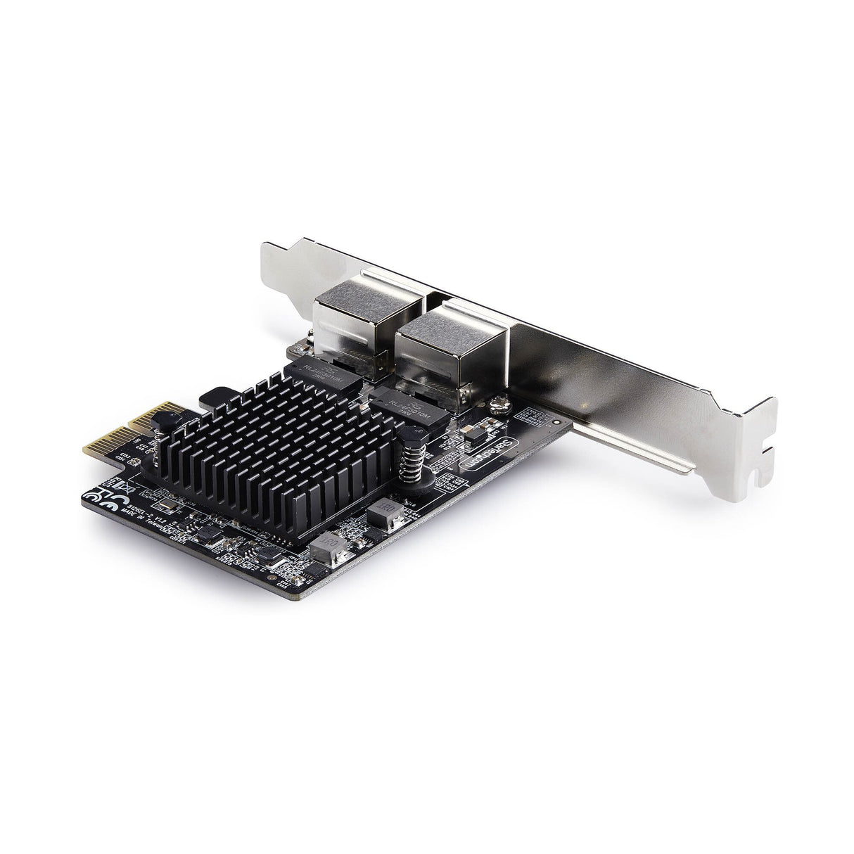 StarTech.com 2-Port 5G Gigabit PCIe Network Adapter Card, 5G/2.5G/1G/100M/10M PCI Express LAN Card, Realtek RTL8126, Windows and Linux, TAA Compliant