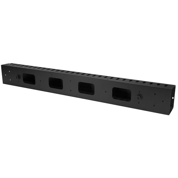 StarTech.com Vertical Cable Organizer with Finger Ducts - 0U - 6 ft.