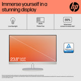 HP 24-cr0002na AMD Ryzen™ 7 7730U 60.5 cm (23.8") 1920 x 1080 pixels All-in-One PC 8 GB DDR4-SDRAM 512 GB SSD Windows 11 Home Wi-Fi 6 (802.11ax) White