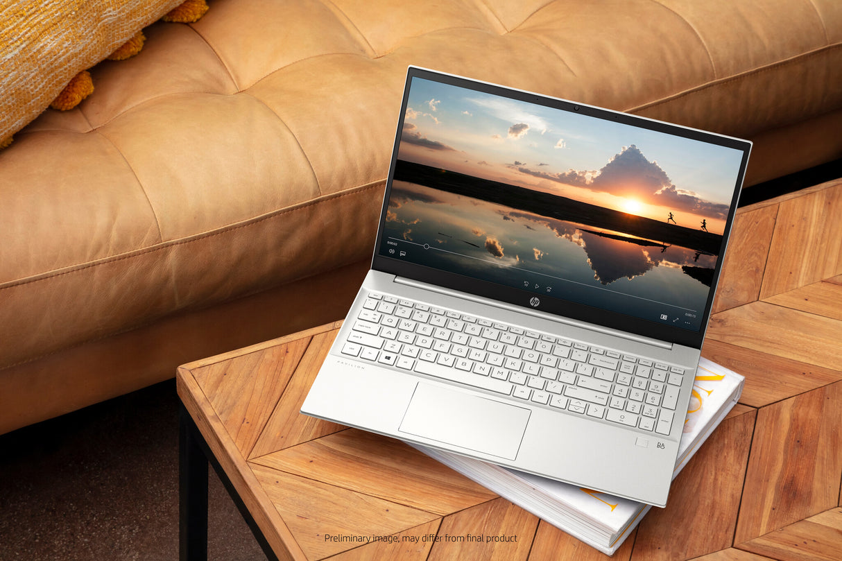 HP Pavilion 15-eh1029na AMD Ryzen™ 5 5500U Laptop 39.6 cm (15.6") Full HD 8 GB DDR4-SDRAM 512 GB SSD Wi-Fi 5 (802.11ac) Windows 11 Home Silver