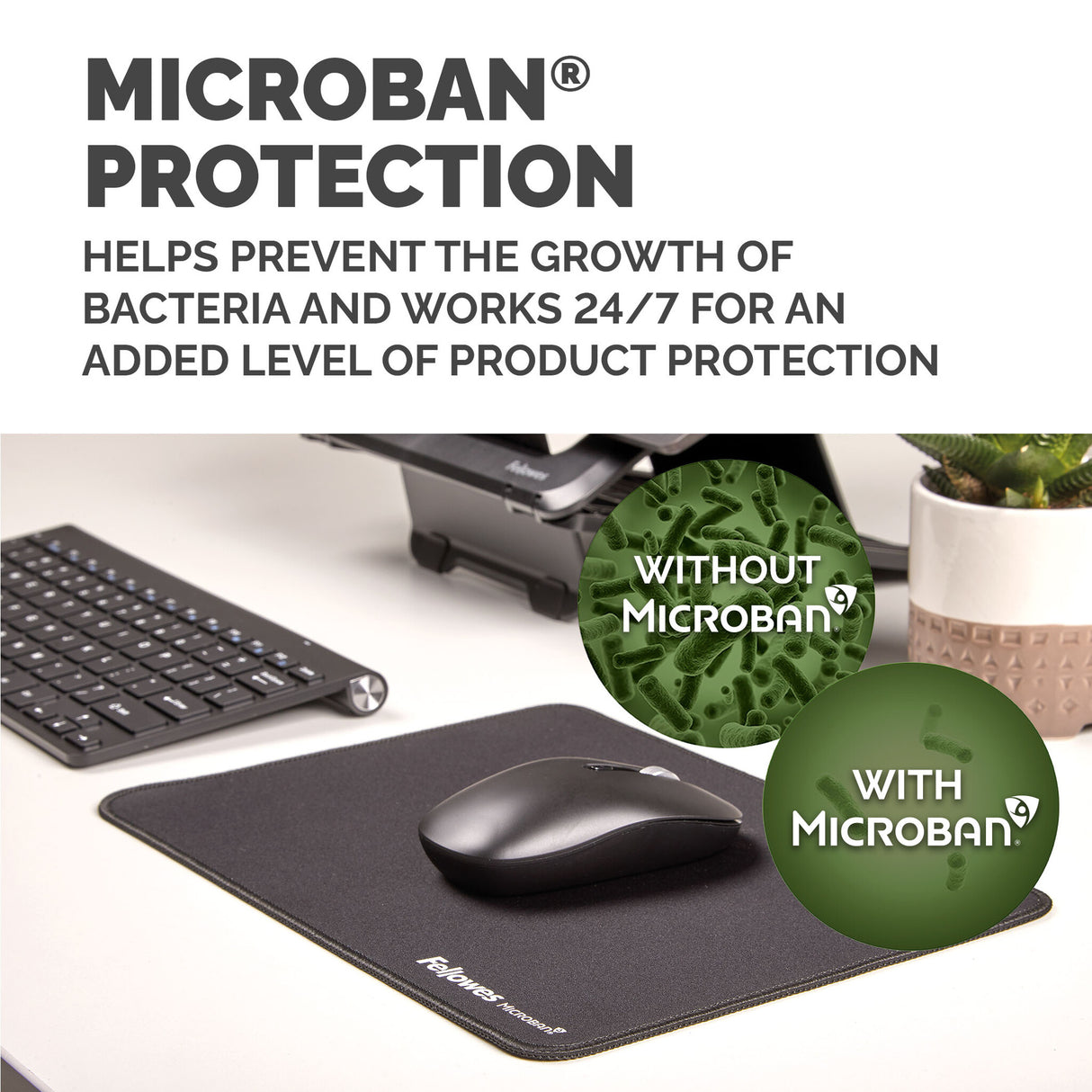 Fellowes Breyta 100138995 mouse pad Black