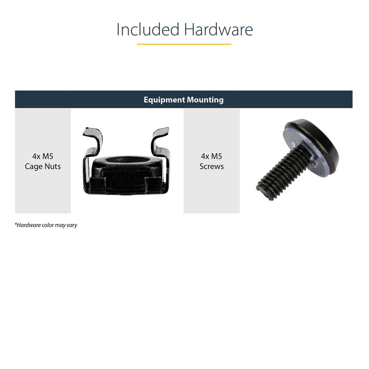 StarTech.com 2U Server Rack Shelf - Universal Vented Rack Mount Cantilever Tray for 19" Network Equipment Rack & Cabinet - Heavy Duty Steel - Weight Capacity 50lb/23kg - 16" Deep Shelf, Black