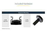 StarTech.com 2U Server Rack Shelf - Universal Vented Rack Mount Cantilever Tray for 19" Network Equipment Rack & Cabinet - Heavy Duty Steel - Weight Capacity 50lb/23kg - 16" Deep Shelf, Black