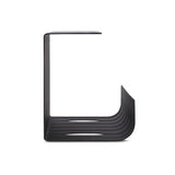 StarTech.com 2-Pack Under Desk Cable Management Tray, 42" Long (21" Per Tray), Metal Slotted Style Cable Organizer, Screw-On Install, Power Bar Holder, Black, TAA