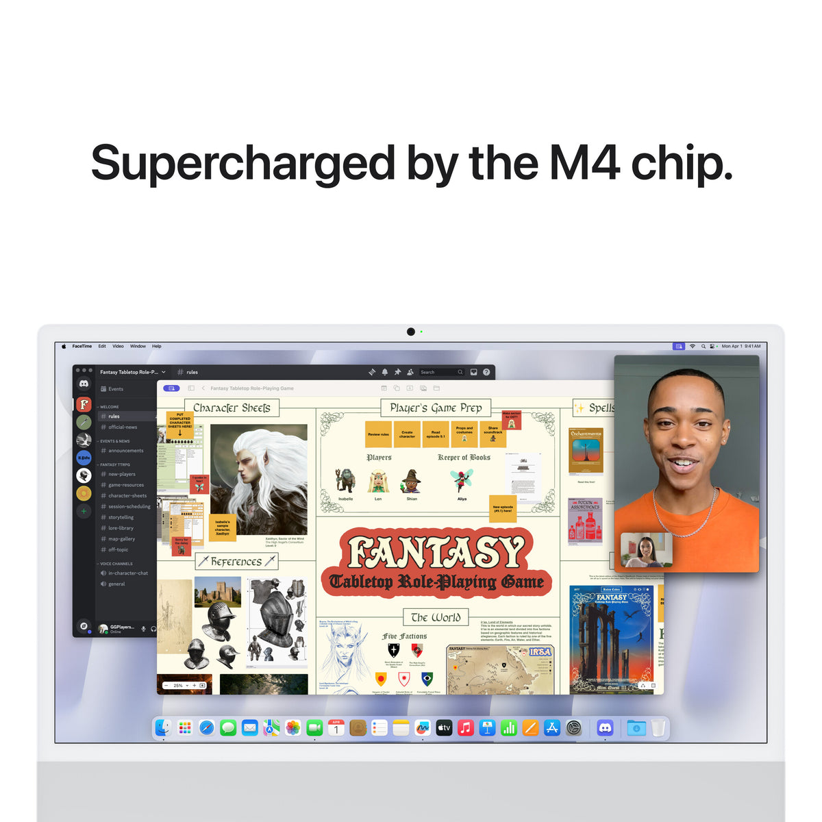 Apple iMac 24-inch with Retina 4.5K display, Nano-texture glass: M4 chip with 10‑core CPU and 10‑core GPU, 256GB SSD, 16GB - Silver