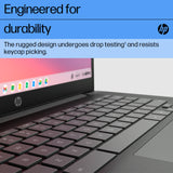 HP Fortis G1i 14 inch Chromebook Intel® N N150 35.6 cm (14") Touchscreen Full HD 32 GB LPDDR5x-SDRAM Wi-Fi 6E (802.11ax)