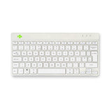 R-Go Tools Ergonomic keyboard R-Go Compact Break, compact keyboard with break software, QWERTY (UK), Bluetooth, white