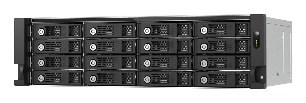 QNAP TL-R1600PES-RP storage drive enclosure HDD/SSD enclosure Black, Grey 2.5/3.5"