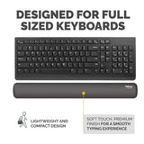 Fellowes Keyboard Wrist Rest Breyta Keyboard Wrist Support with Antibacterial Protection Ergonomic Wrist Support Black