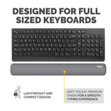 Fellowes Keyboard Wrist Rest Breyta Keyboard Wrist Support with Antibacterial Protection Ergonomic Wrist Support Grey