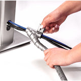 Fellowes CableZip Floor Cable flex tube Silver 1 pc(s)