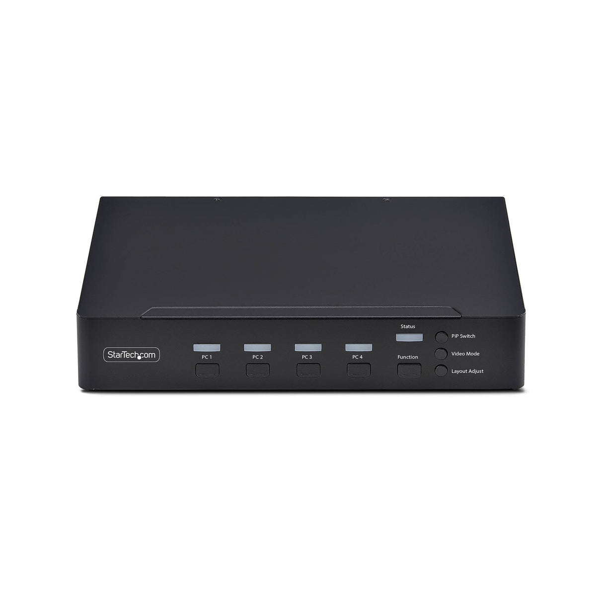 StarTech.com 4-Port DisplayPort KVM Switch with Mouse Roaming and Multi-View / Picture-in-Picture, 4K 60Hz, USB 3.0 (5Gbps) Hub, Hotkey Control, TAA Compliant