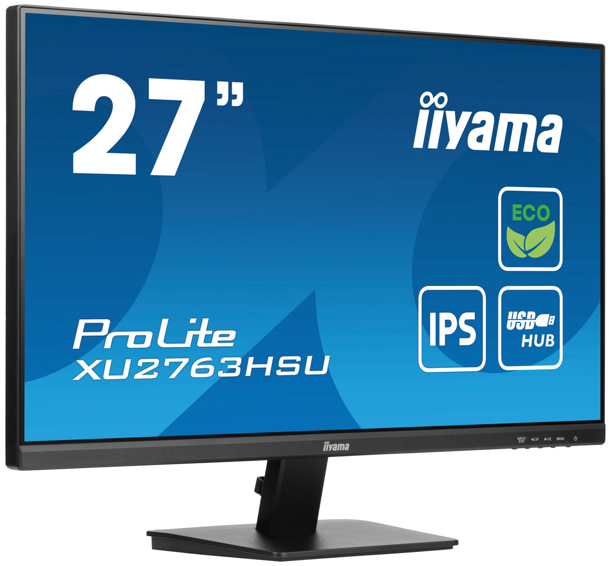 iiyama ProLite XU2763HSU-B1 computer monitor 68.6 cm (27") 1920 x 1080 pixels Full HD LED Black