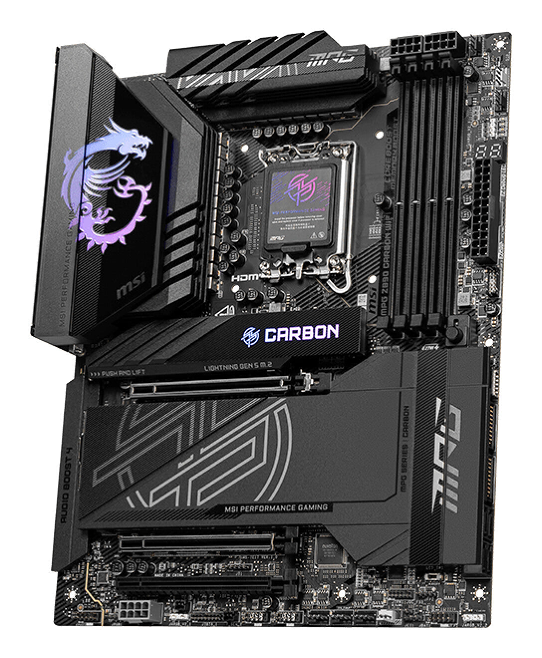 MSI MPG Z890 CARBON WIFI motherboard Intel Z890 LGA 1851 (Socket V1) ATX