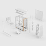 Fractal Design Summit Chalk White TG Clear Tint Midi Tower