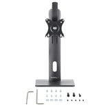StarTech.com Free Standing Single Monitor Mount - Height Adjustable Monitor Stand - For VESA Mount Displays up to 32" (15lb/7kg) - Ergonomic Monitor Stand for Desk - Tilt/Swivel/Rotate