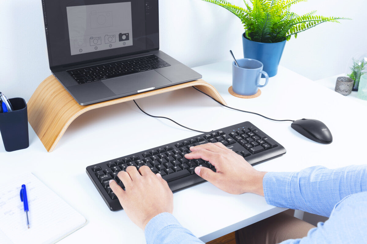 Trust Primo keyboard Universal USB QWERTY UK English Black