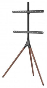 Manhattan Tripod Floor Mount for TV & Monitors, Stand Assembly, For screens: 37" to 65", VESA compatability: all between 200x200 to 600x400mm - check the dimensions of the four mounting holes on back of screen to ensure it fits, Max 32kg, Black, LFD, Brac