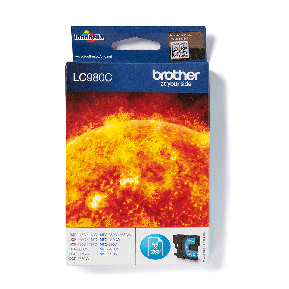 Brother LC980C ink cartridge 1 pc(s) Original Cyan