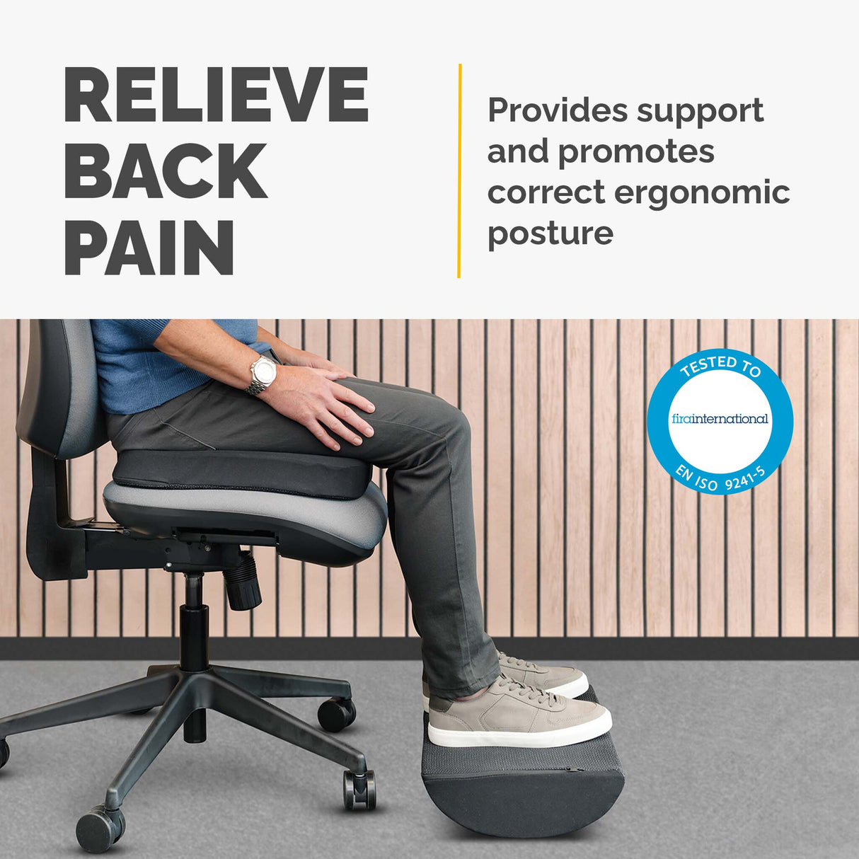 Fellowes Foot Rest Under Desk Breyta Foot Rest Cushion