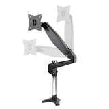 StarTech.com Desk Mount Monitor Arm for Single VESA Display up to 32" or 49" Ultrawide 8kg/17.6lb - Full Motion Articulating & Height Adjustable - C-Clamp, Grommet - Single Monitor Arm
