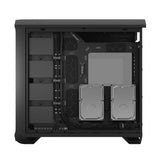 Fractal Design Torrent (Light TG) gabinete para juegos con ventanas de vidrio tintado claro, E-ATX, 5 ventiladores, concentrador de ventilador, tira RGB en cubierta de fuente de alimentación, rejilla frontal, USB-C