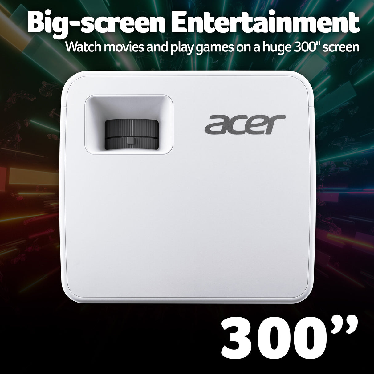 Acer PD1800 DLP Projector, 4K Ultra HD (3840×2160), 1000 ANSI Lumens