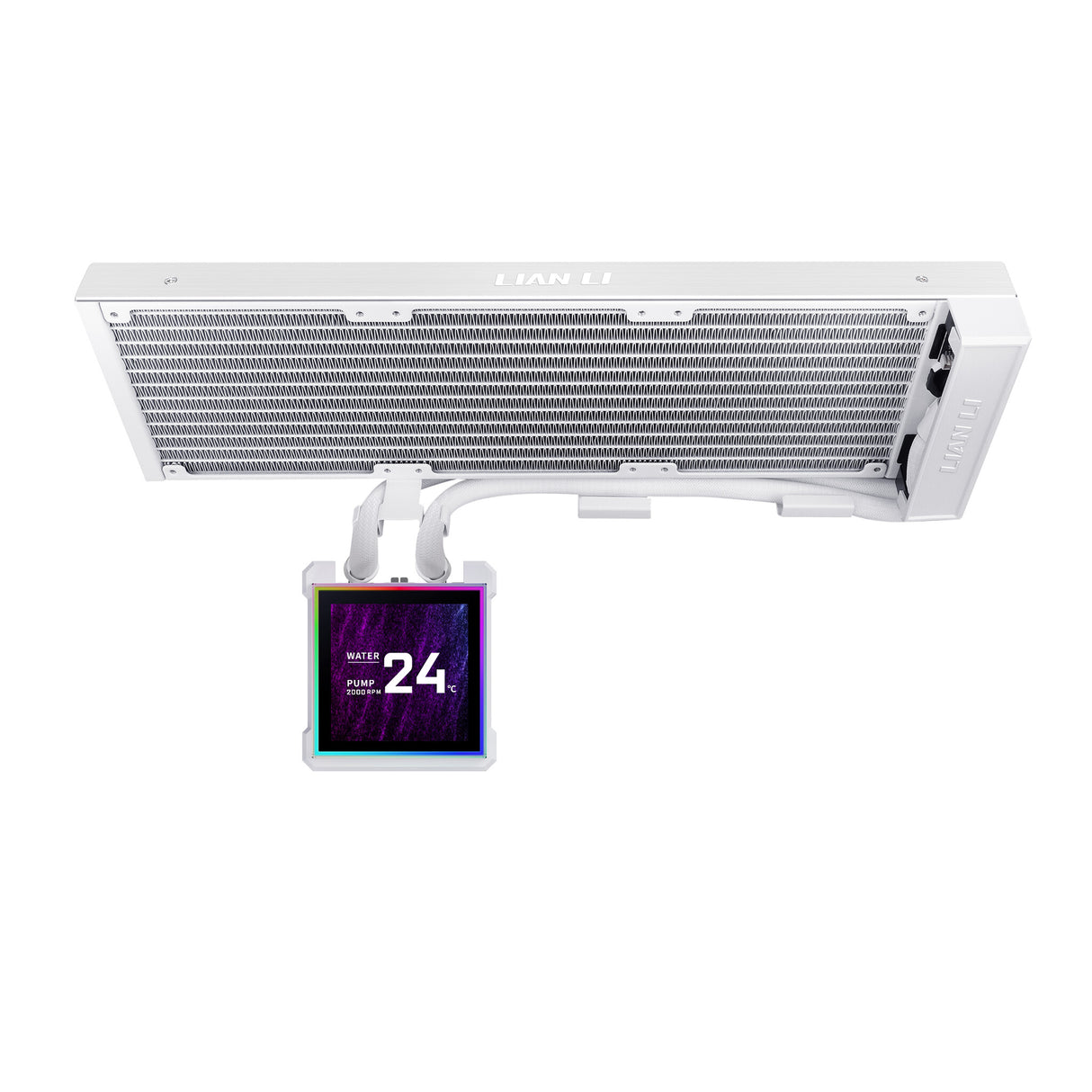 Lian Li HydroShift II LCD-S 360 Fanless Processor Liquid cooling kit White 1 pc(s)