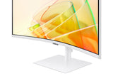Samsung LS34C650TAU Computer Monitor 86.4 cm (34") 3440 x 1440 pixels 4K Ultra HD LED White