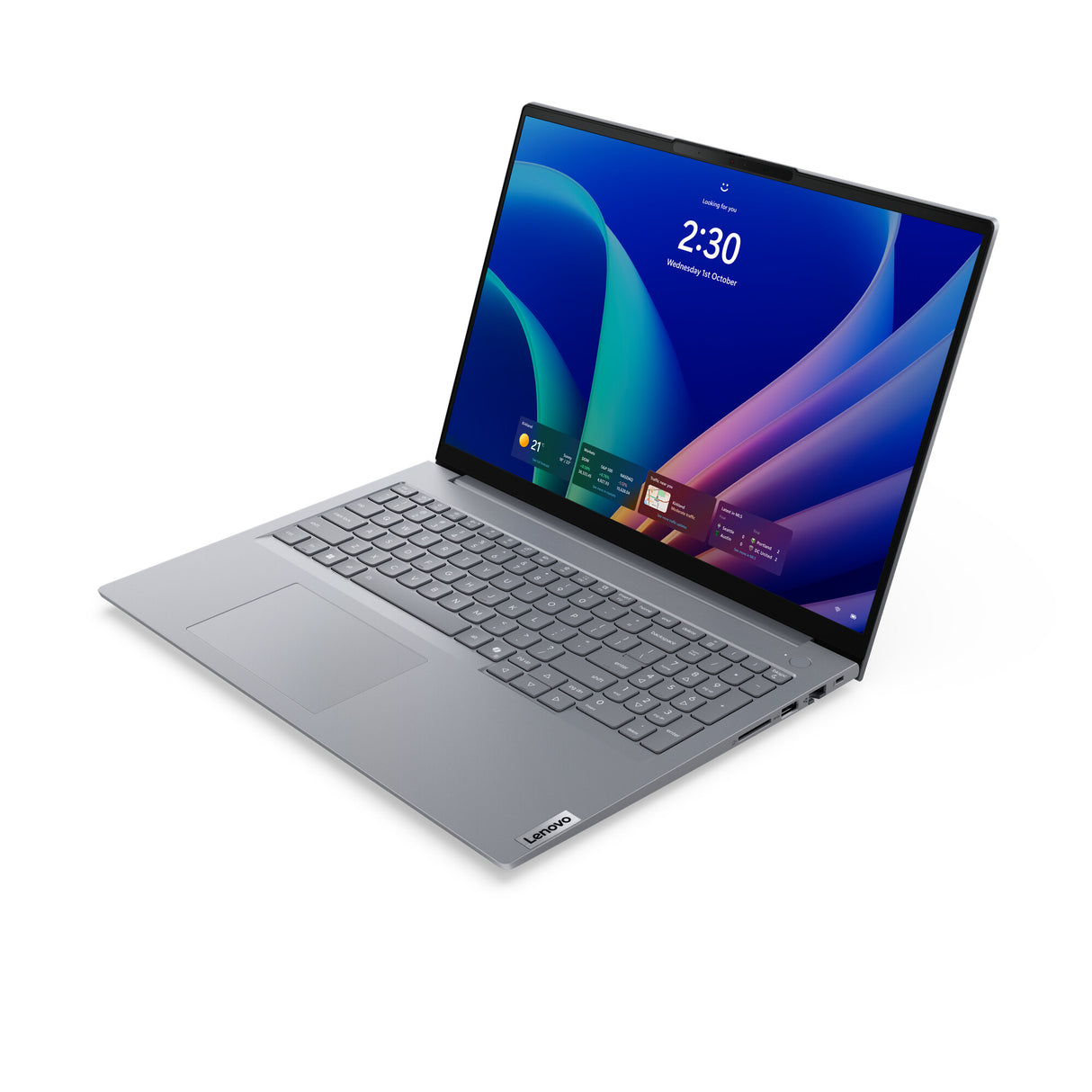 Lenovo ThinkBook 16 G9 IPL Copilot+ PC Intel Core Ultra 5 325 Laptop 40.6 cm (16") WUXGA 16 GB DDR5-SDRAM 512 GB SSD Wi-Fi 7 (802.11be) Windows 11 Pro Grey English
