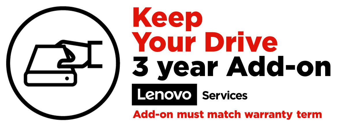 Lenovo 3Y Keep Your Drive 1 license(s) 3 year(s)