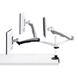 StarTech.com Monitor Desk Mount For 27in 16:9 or 30in 21:9 Ultrawide Screens, VESA 75x75/100x100, Tool-Less Arm Adjustments, C-Clamp/Grommet, Spring-Assisted Arm