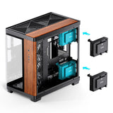 Jonsbo TK-4 Wood Tower Black, Wood