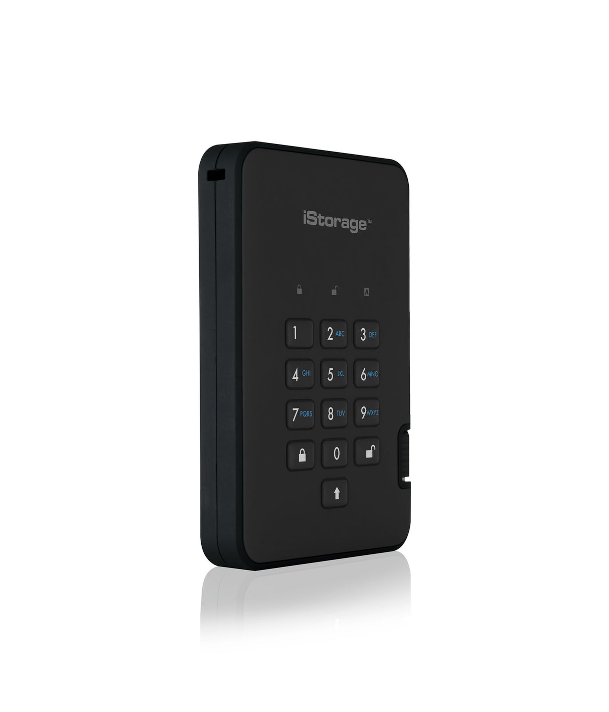 iStorage diskAshur2 256-bit 2TB USB 3.2 secure encrypted solid-state drive - Black IS-DA2-256-SSD-2000-B