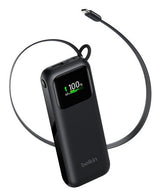 Belkin Power Bank 11K with Retractable Cable