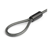 StarTech.com Universal Laptop Cable Lock Expansion Loop - 6” (15cm) Anti Theft 4-Digit Combination K-Slot Lock - Computer Security Cable to Create Twin/Multi-Head Lock for Multiple Devices