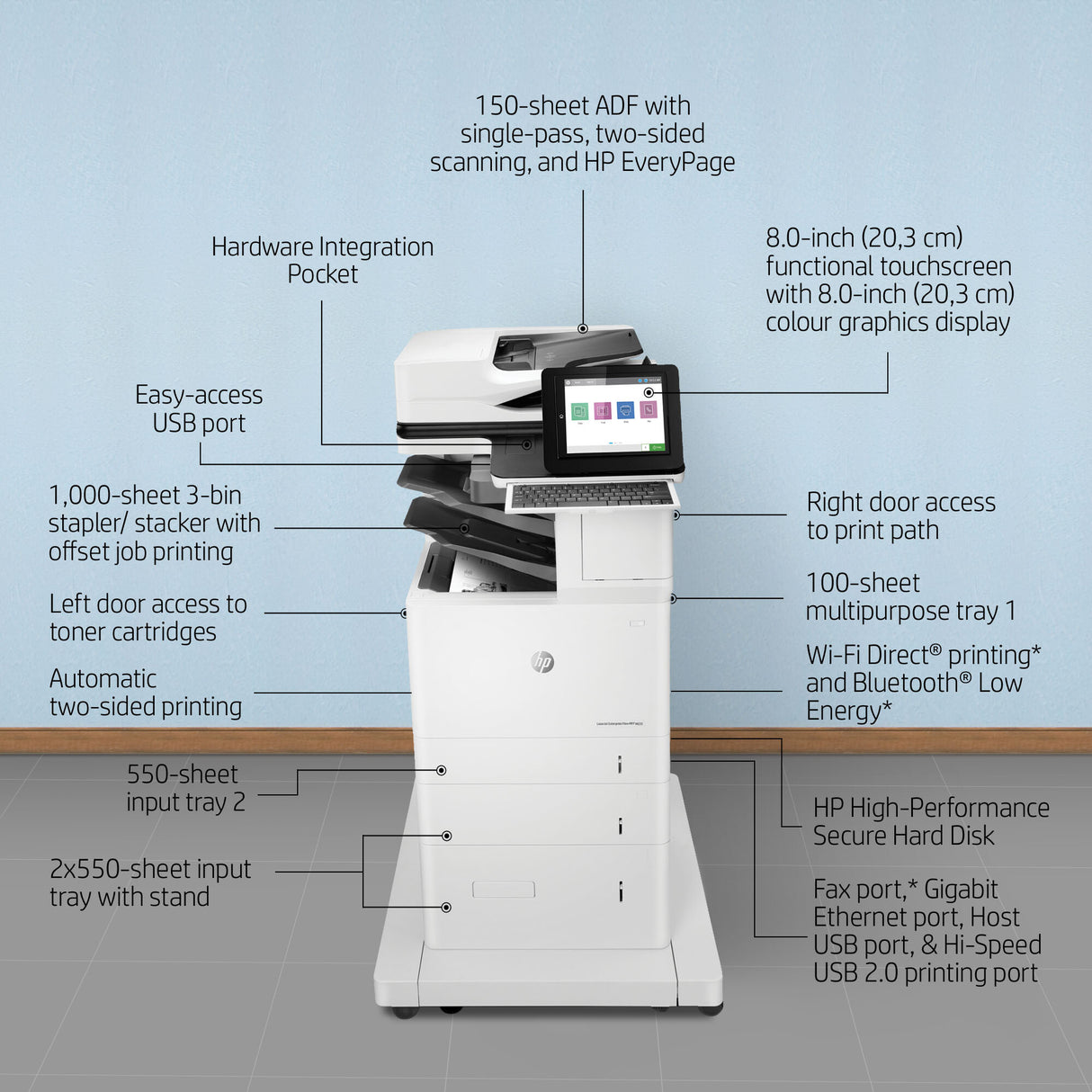 HP LaserJet Enterprise Flow MFP M635z