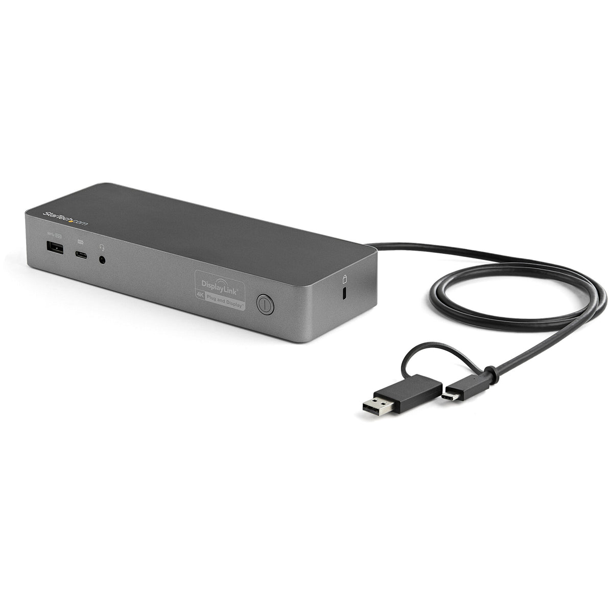 StarTech.com Universal Laptop Docking Station, Hybrid USB-C & USB-A Do ...