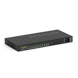 NETGEAR GSM4212PX Managed L2/L3 Gigabit Ethernet (10/100/1000) Power over Ethernet (PoE) 1U Black