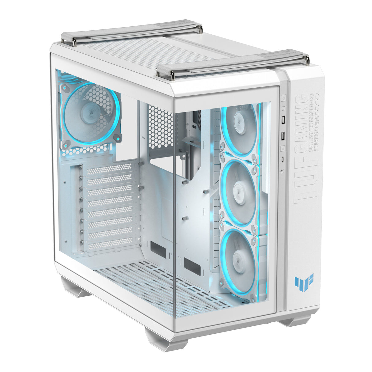 ASUS TUF GAMING GT502 Horizon TG ARGB White Midi Tower